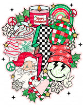 Load image into Gallery viewer, Merry Christmas Collage | DTF Ready to Press or Sublimation Transfer
