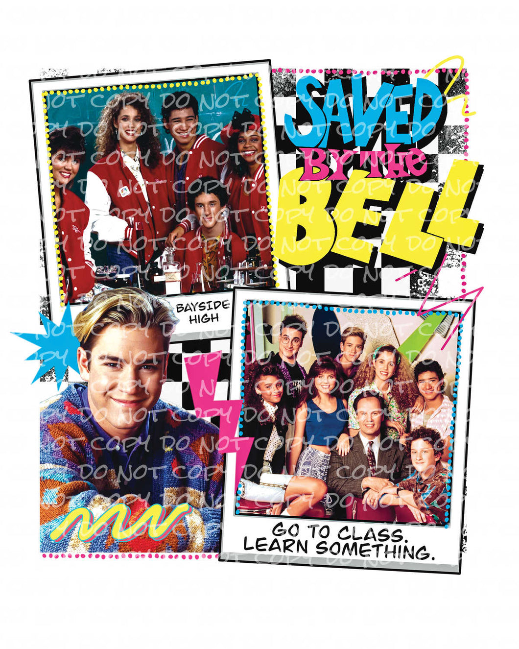 90s TV SBTB | DTF Ready to Press or Sublimation Transfer