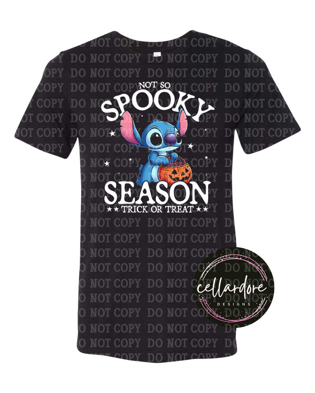 Not so Spooky Season Blue Animal Trick or Treat - Completed Apparel Item