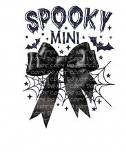 Load image into Gallery viewer, Spooky Mama/Mini Bats Spider Webs Coquette | DTF Ready to Press or Sublimation Transfer
