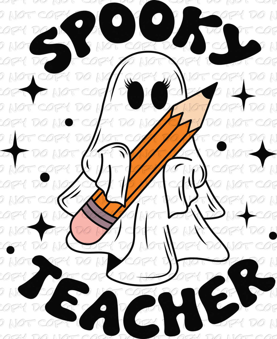 Spooky Teacher | DTF Ready to Press or Sublimation Transfer