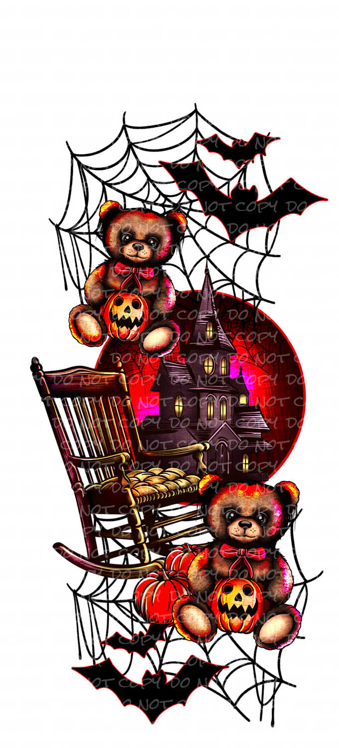 Spooky Doll with optional sleeve | DTF Ready to Press or Sublimation Transfer