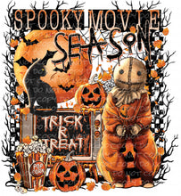 Load image into Gallery viewer, Spooky Movie Season (4 Design Options) | DTF Ready to Press or Sublimation Transfer
