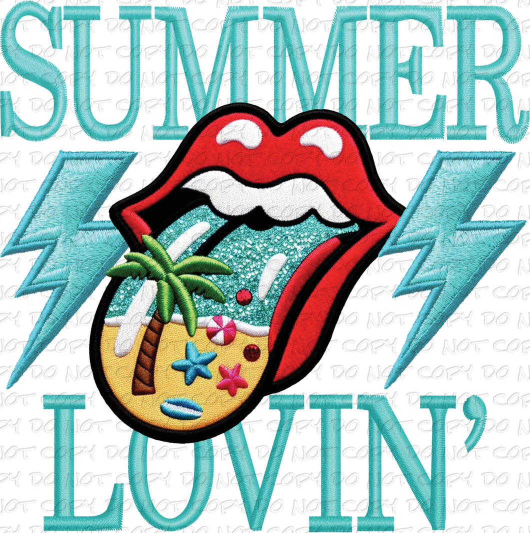 Summer Lovin' Faux Patch | DTF Ready to Press or Sublimation Transfer