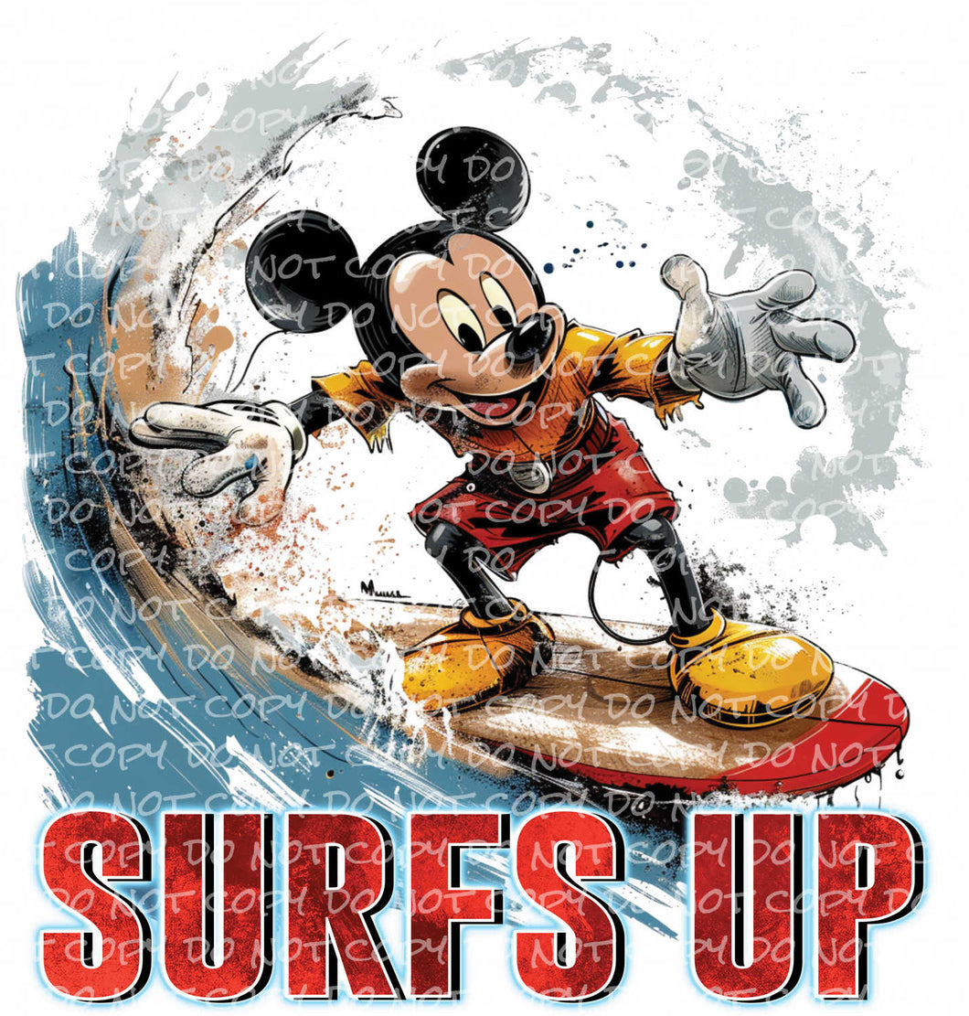 Surfs Up | DTF Ready to Press or Sublimation Transfer