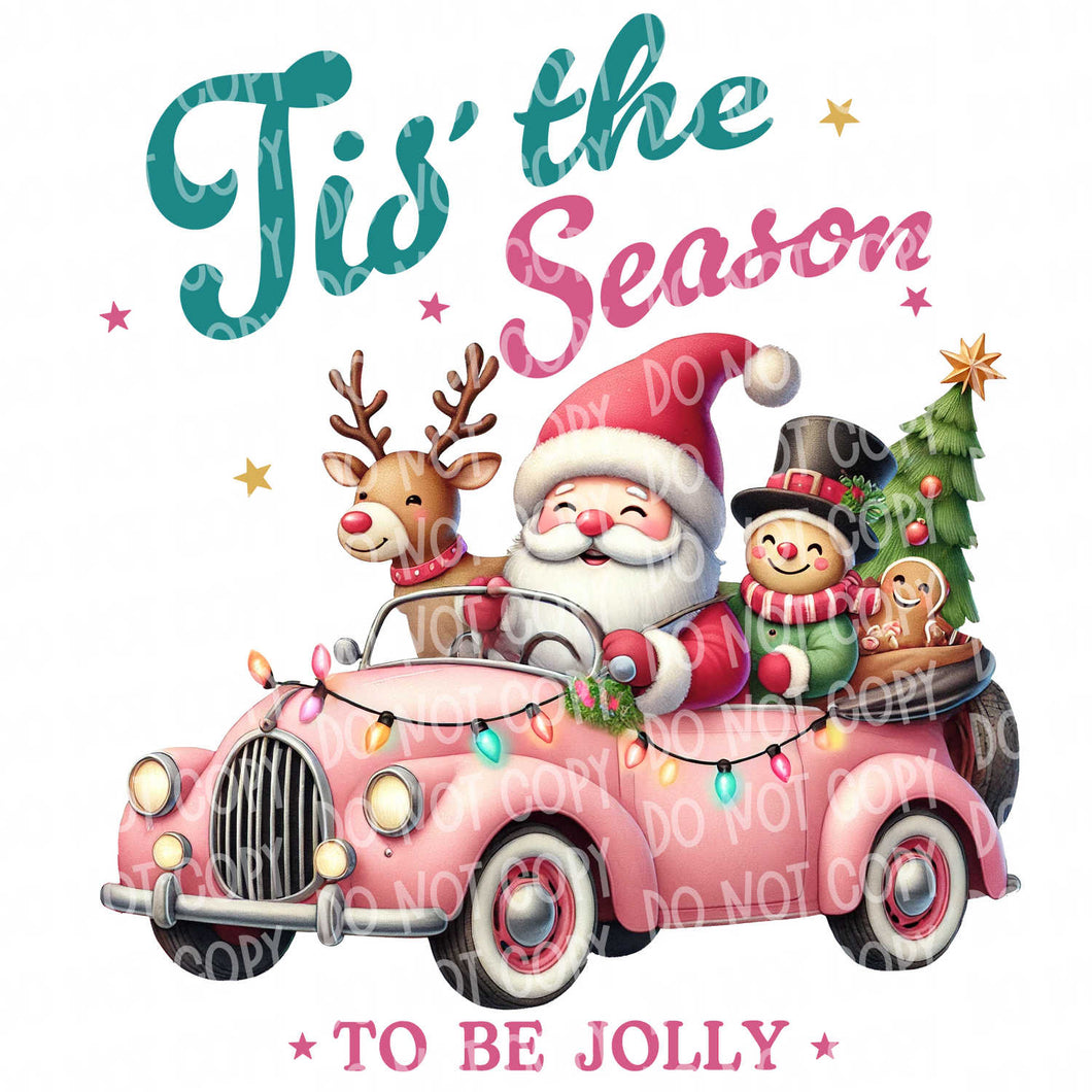 Tis the Season to Be Jolly | DTF Ready to Press or Sublimation Transfer