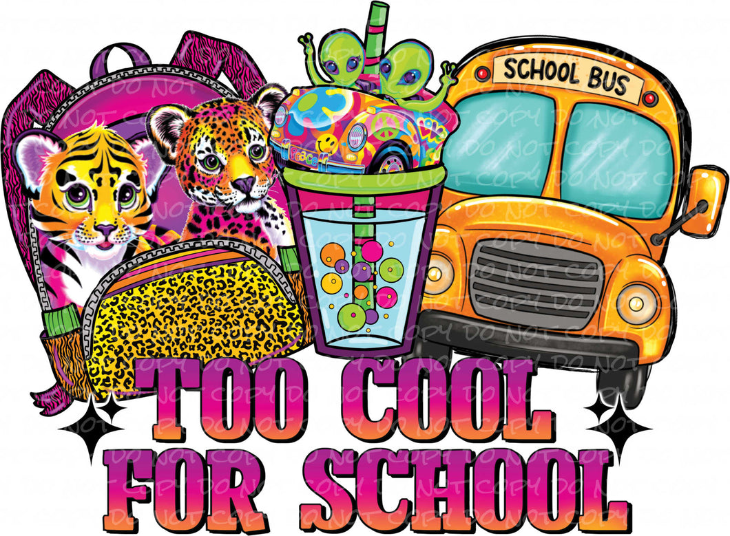 Kids Back to School | DTF Ready to Press or Sublimation Transfer