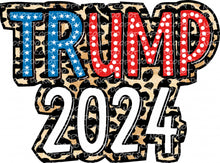 Load image into Gallery viewer, Trump 2024 Dalmatian Dots - DTF Ready to Press or Sublimation Transfer
