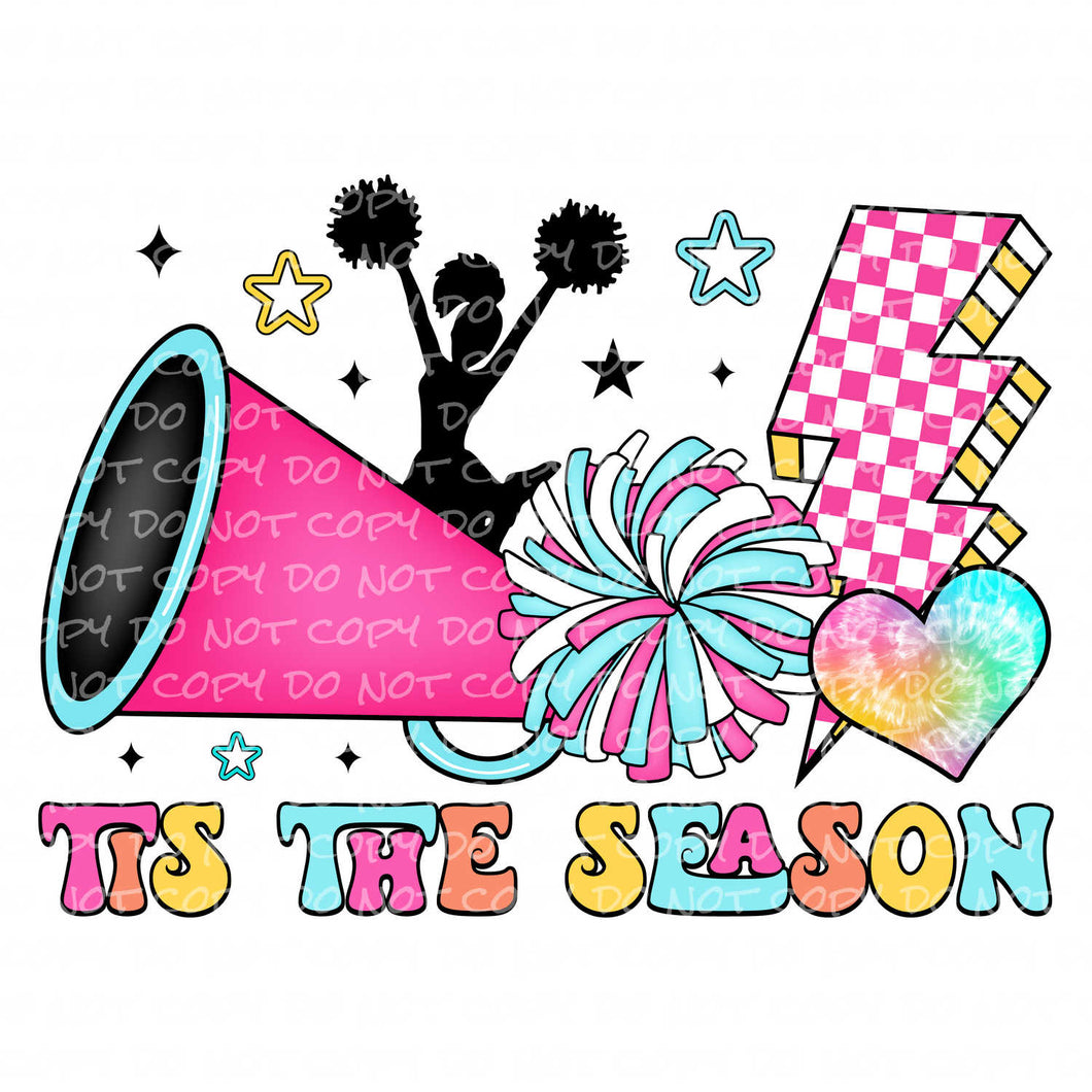 Tis the Season Cheer | DTF Ready to Press or Sublimation Transfe