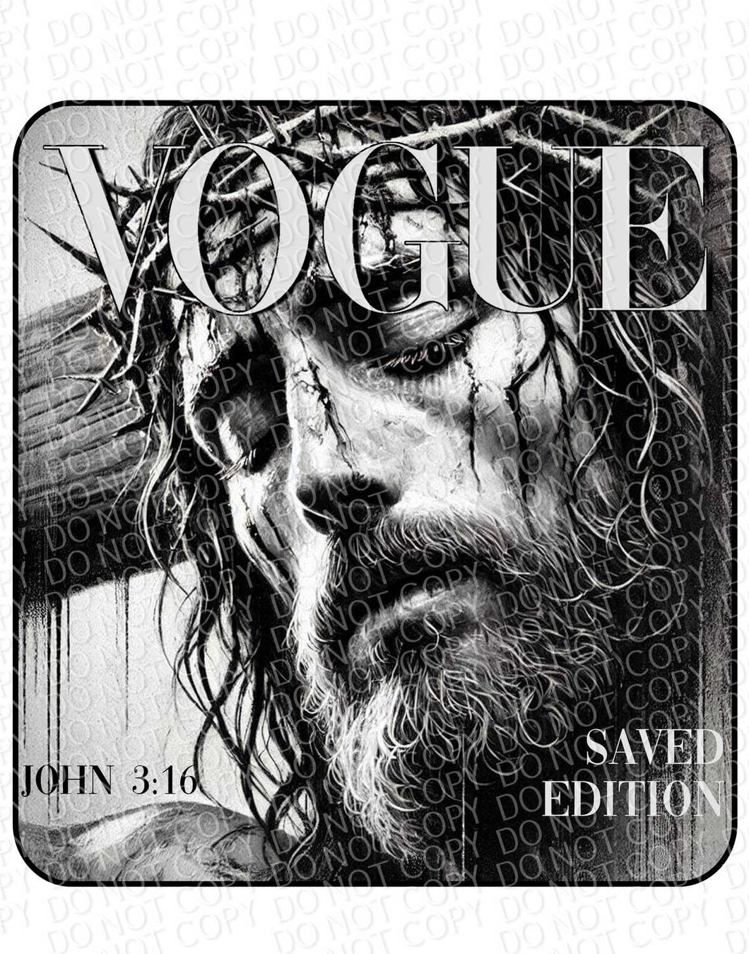 Saved Edition John 3:16 | DTF Ready to Press or Sublimation Transfer