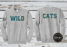 Load image into Gallery viewer, Wild Cats with Wildcat Star - Completed Apparel Item
