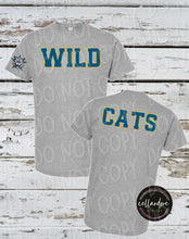 Load image into Gallery viewer, Wild Cats with Wildcat Star - Completed Apparel Item
