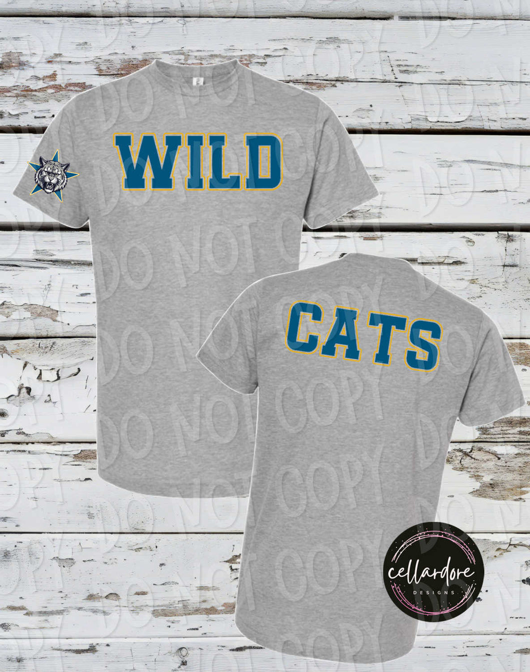 Wild Cats with Wildcat Star - Completed Apparel Item