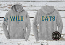 Load image into Gallery viewer, Wild Cats with Wildcat Star - Completed Apparel Item
