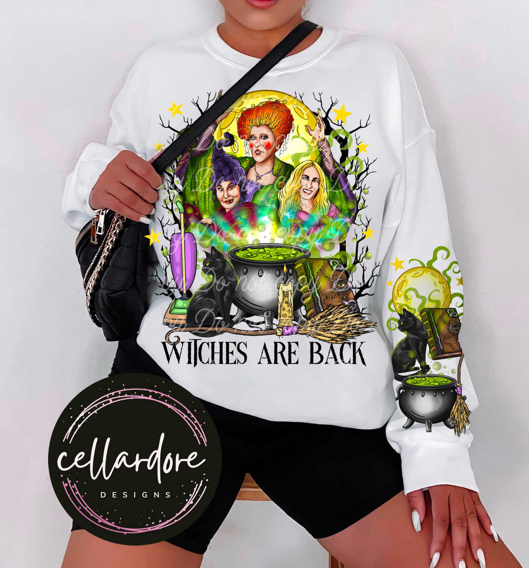 Witches Are Back Halloween Classic Sweatshirt/T-Shirt