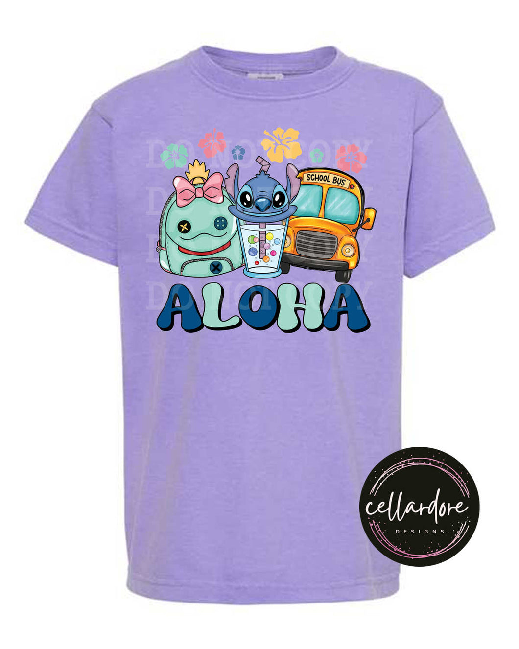 Aloha School - Completed Apparel Item (Comfort Colors)