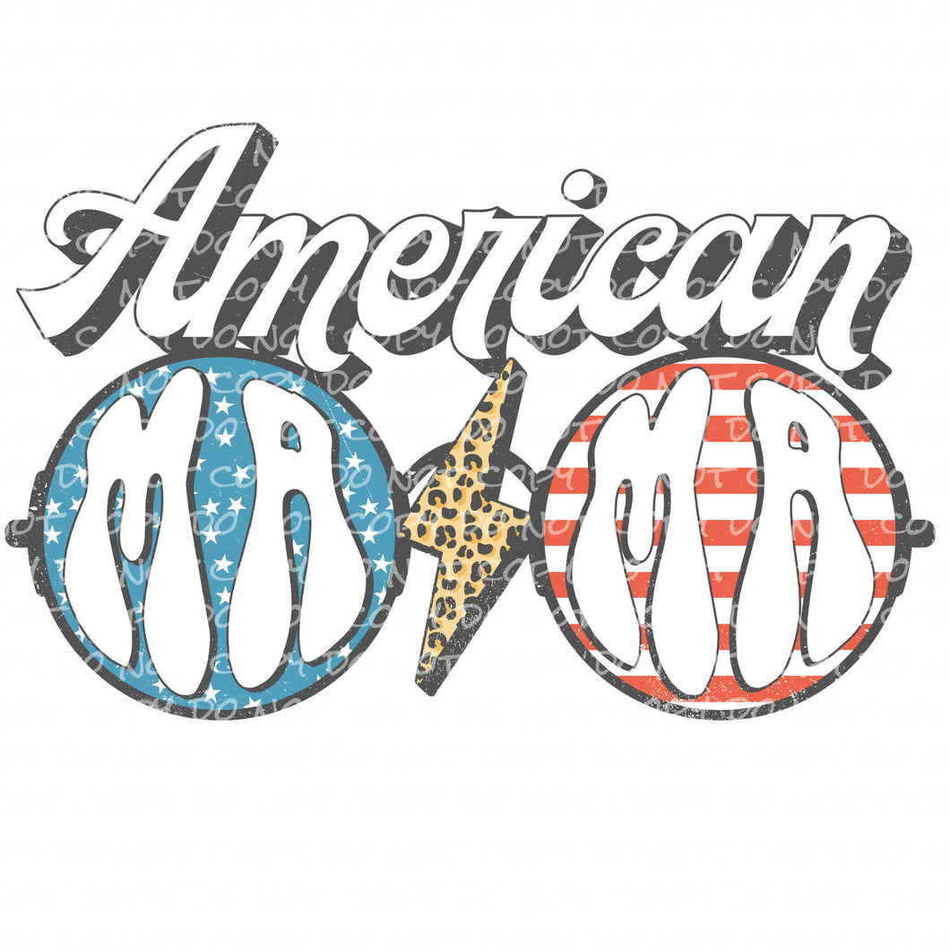 American Mama/Mini | DTF Ready to Press or Sublimation Transfer