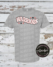 Load image into Gallery viewer, Warriors Waved Stars - Completed Apparel Item
