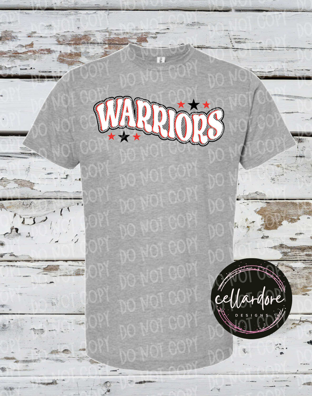 Warriors Waved Stars - Completed Apparel Item