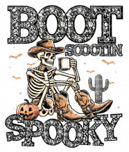 Load image into Gallery viewer, Boot Scootin&#39; Spooky | DTF Ready to Press or Sublimation Transfer
