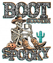 Load image into Gallery viewer, Boot Scootin&#39; Spooky | DTF Ready to Press or Sublimation Transfer
