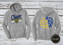 Load image into Gallery viewer, Cheer Mom Blue &amp; Yellow - Completed Apparel Items
