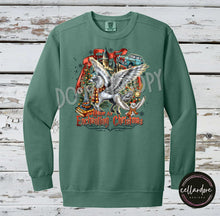 Load image into Gallery viewer, Have an Enchanting Christmas Sweatshirt  - Completed Apparel Item
