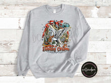 Load image into Gallery viewer, Have an Enchanting Christmas Sweatshirt  - Completed Apparel Item
