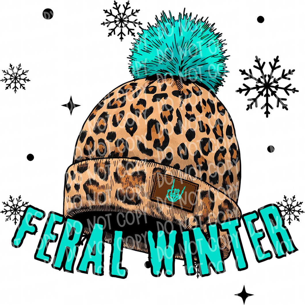 Feral Winter | DTF Ready to Press or Sublimation Transfer