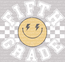 Load image into Gallery viewer, Fifth Grade | DTF Ready to Press or Sublimation Transfer
