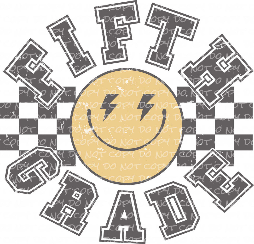 Fifth Grade | DTF Ready to Press or Sublimation Transfer