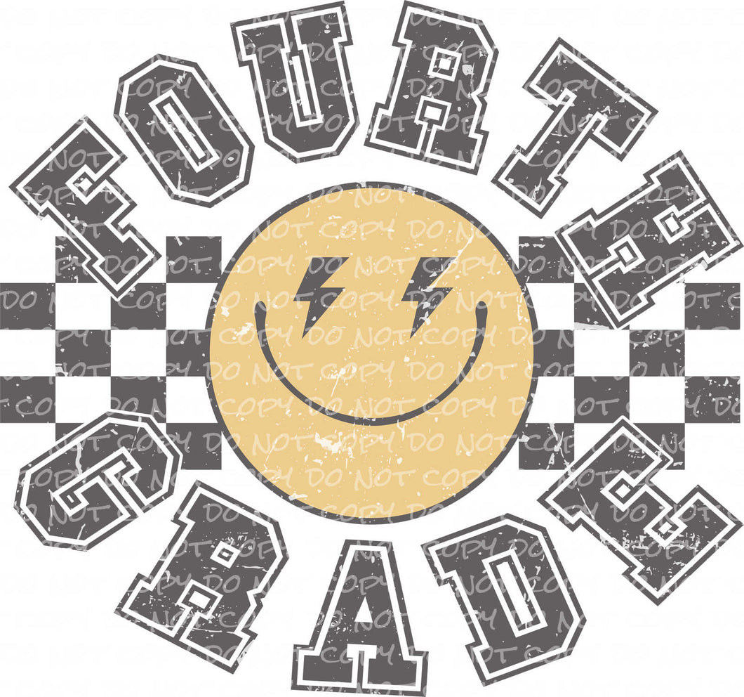 Fourth Grade | DTF Ready to Press or Sublimation Transfer