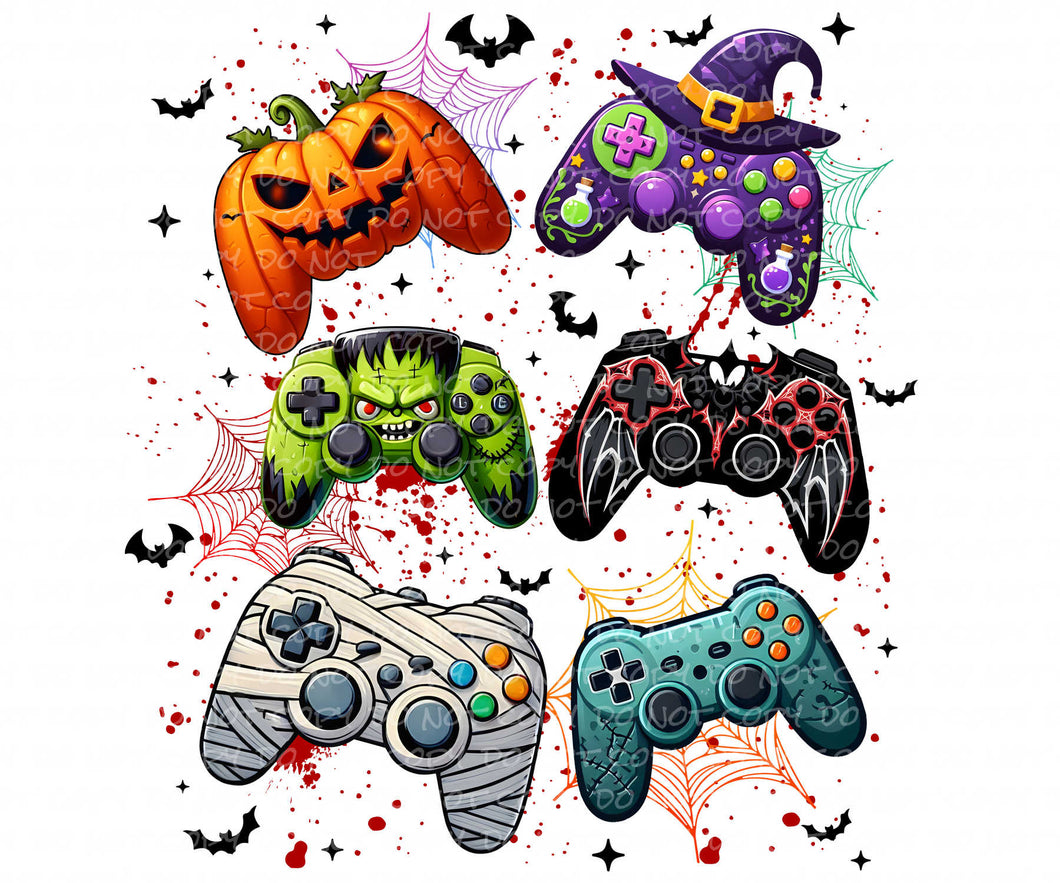 Halloween Gamer | DTF Ready to Press or Sublimation Transfer