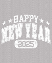 Load image into Gallery viewer, Happy New Year 2025 | DTF Ready to Press or Sublimation Transfer
