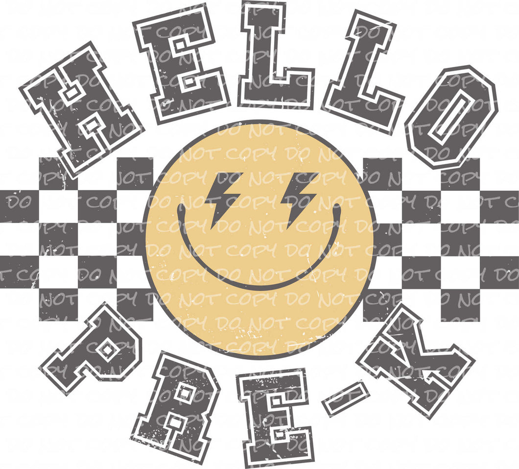 Hello Pre-K | DTF Ready to Press or Sublimation Transfer