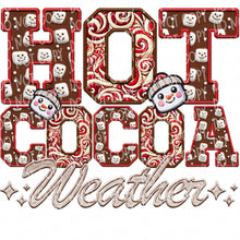 Load image into Gallery viewer, Hot Cocoa | DTF Ready to Press or Sublimation Transfer
