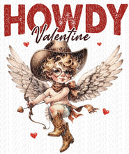 Load image into Gallery viewer, Howdy Valentine - 3 Design Options | DTF or Sublimation Ready to Press Transfer
