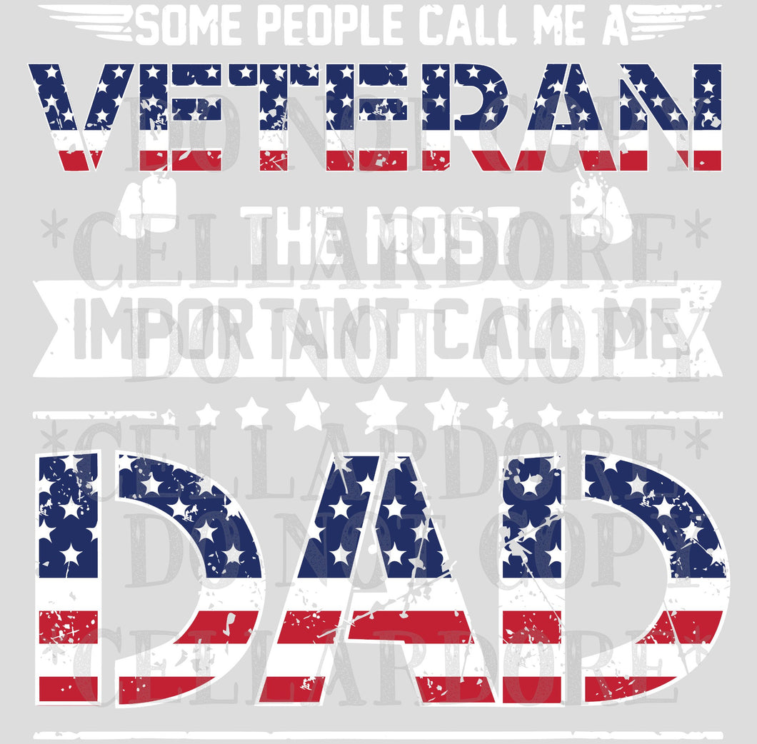 Veteran Dad | DTF Ready to Press Transfer