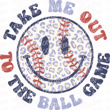 Load image into Gallery viewer, Take Me Out To The Ballgame - DTF Ready to Press or Sublimation Transfer
