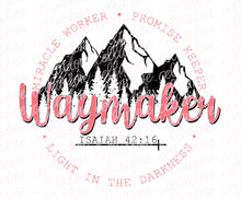 Load image into Gallery viewer, Waymaker - 5 Options | Ready to Press Transfer and Sublimation Transfer
