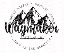 Load image into Gallery viewer, Waymaker - 5 Options | Ready to Press Transfer and Sublimation Transfer
