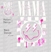 Load image into Gallery viewer, Mama - Pocket and Back Print Set - DTF Ready to Press or Sublimation Transfer
