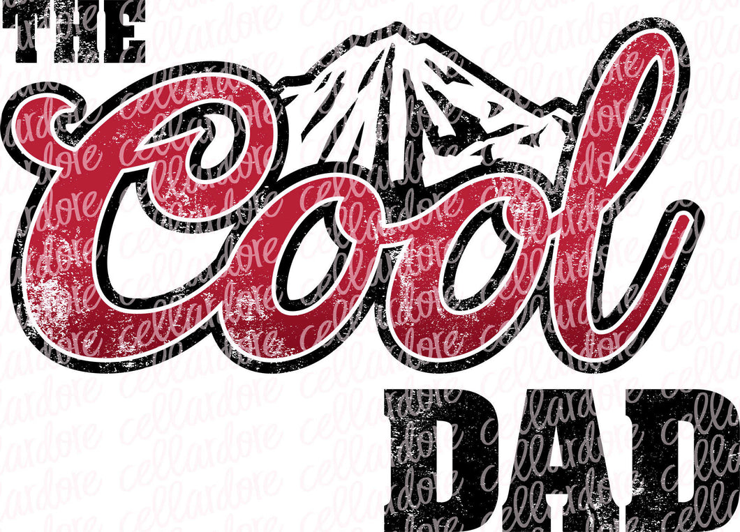 The Cool Dad | DTF Ready to Press Transfer or Sublimation Transfer