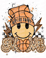 Load image into Gallery viewer, Basketball Mom - Pocket and Back Design Set - DTF Ready to Press or Sublimation Transfer
