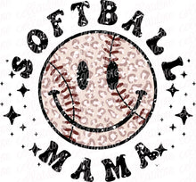 Load image into Gallery viewer, Softball Mama - DTF Ready to Press or Sublimation Transfer
