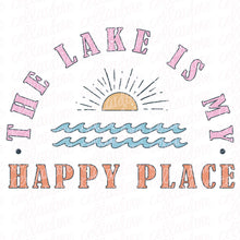 Load image into Gallery viewer, The Lake is My Happy Place | Ready to Press Transfer or Sublimation Transfer
