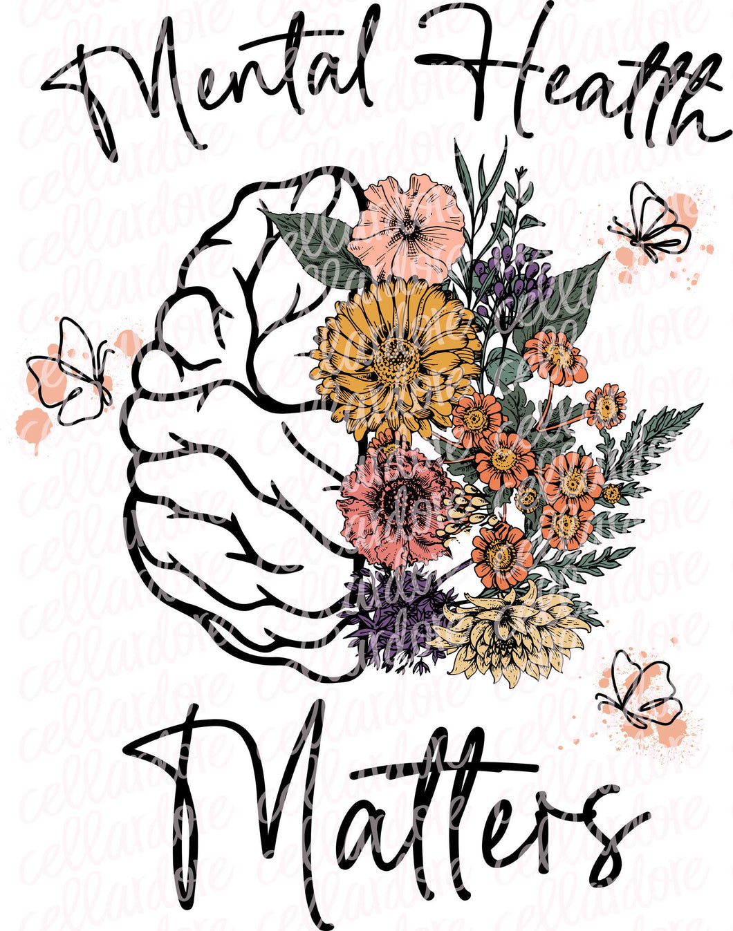 Mental Health Matters | DTF Ready to Press or Sublimation Transfer