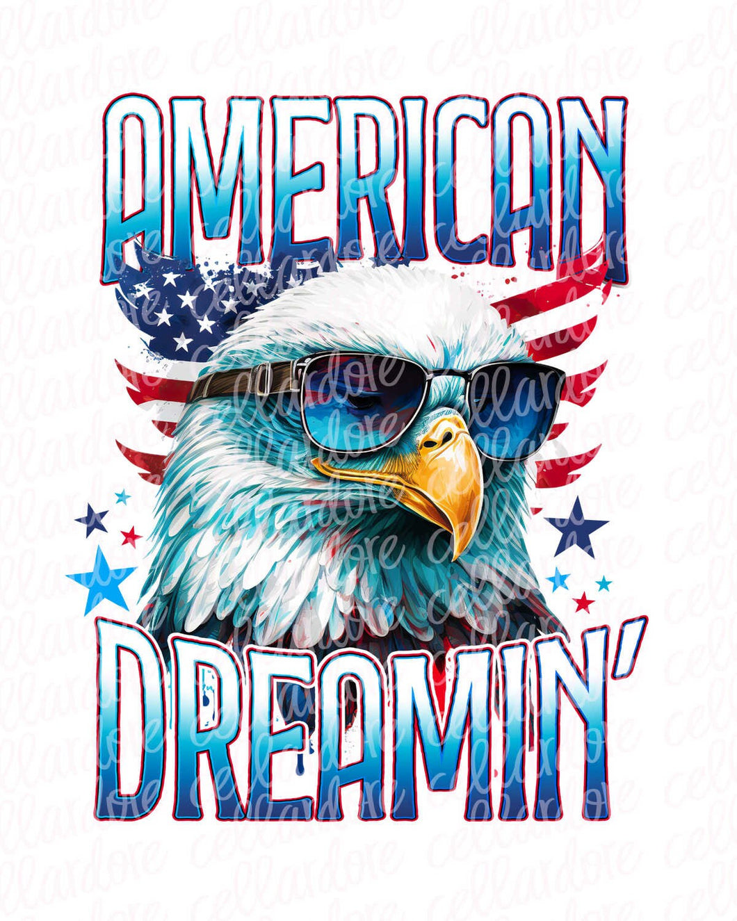 American Dreamin' | DTF Ready to Press or Sublimation Transfer