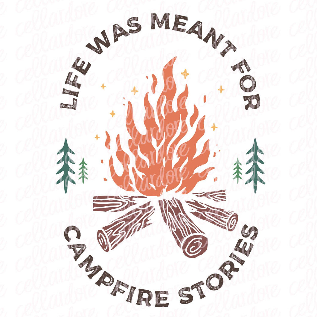 Campfire Stories | DTF Ready to Press or Sublimation Transfer