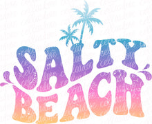 Load image into Gallery viewer, Salty Beach | DTF Ready to Press Transfer or Sublimation Transfer
